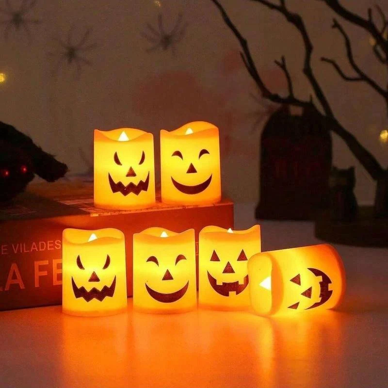 [Set van 6] ScaryCandle™ – Kaarslicht zonder brandgevaar voor griezelige sfeer [50% Korting]