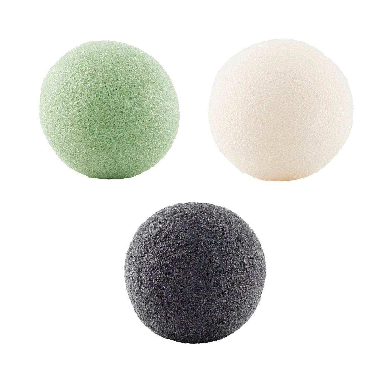 Konjac sponzen trio
