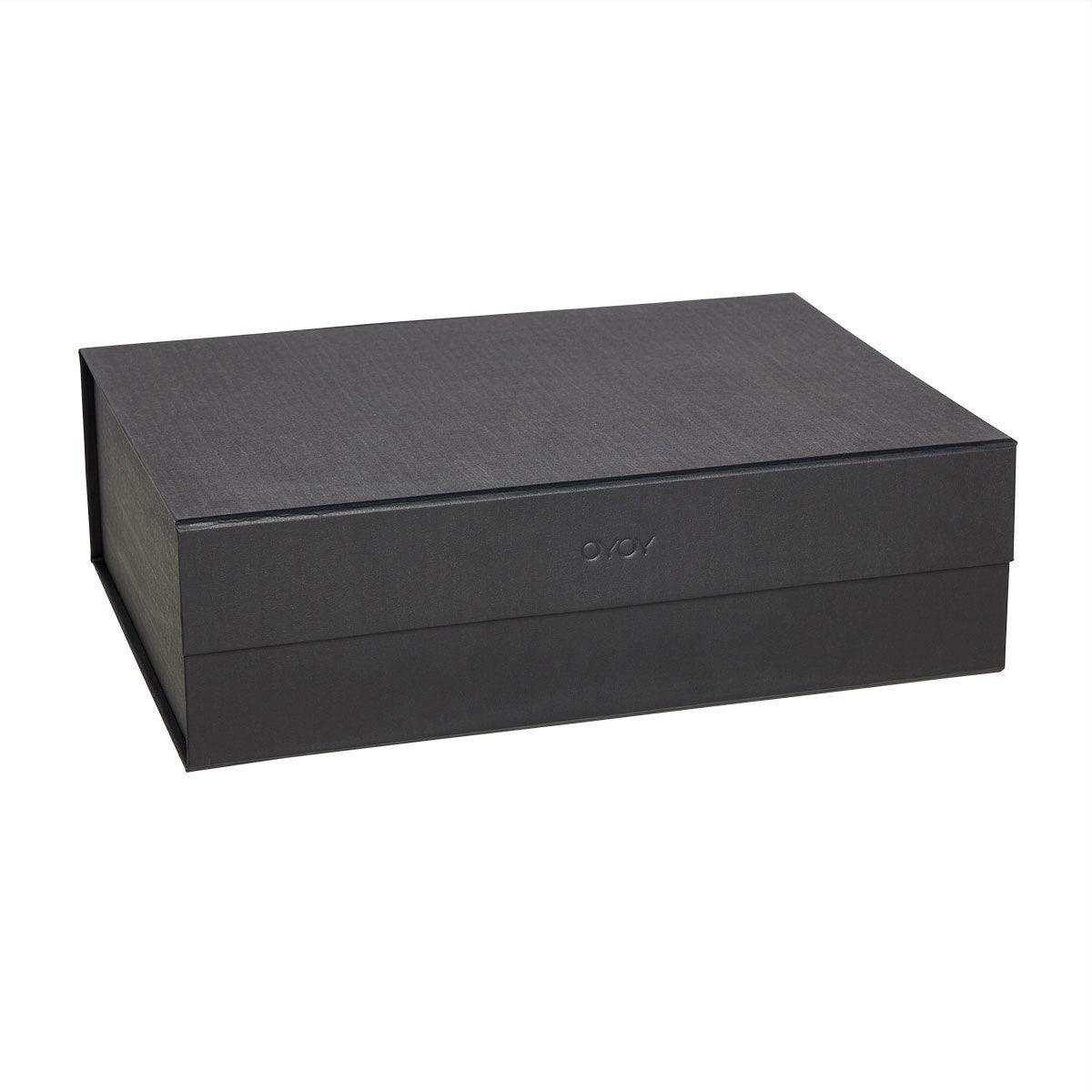 Opbergbox Hako zwart 33x45cm