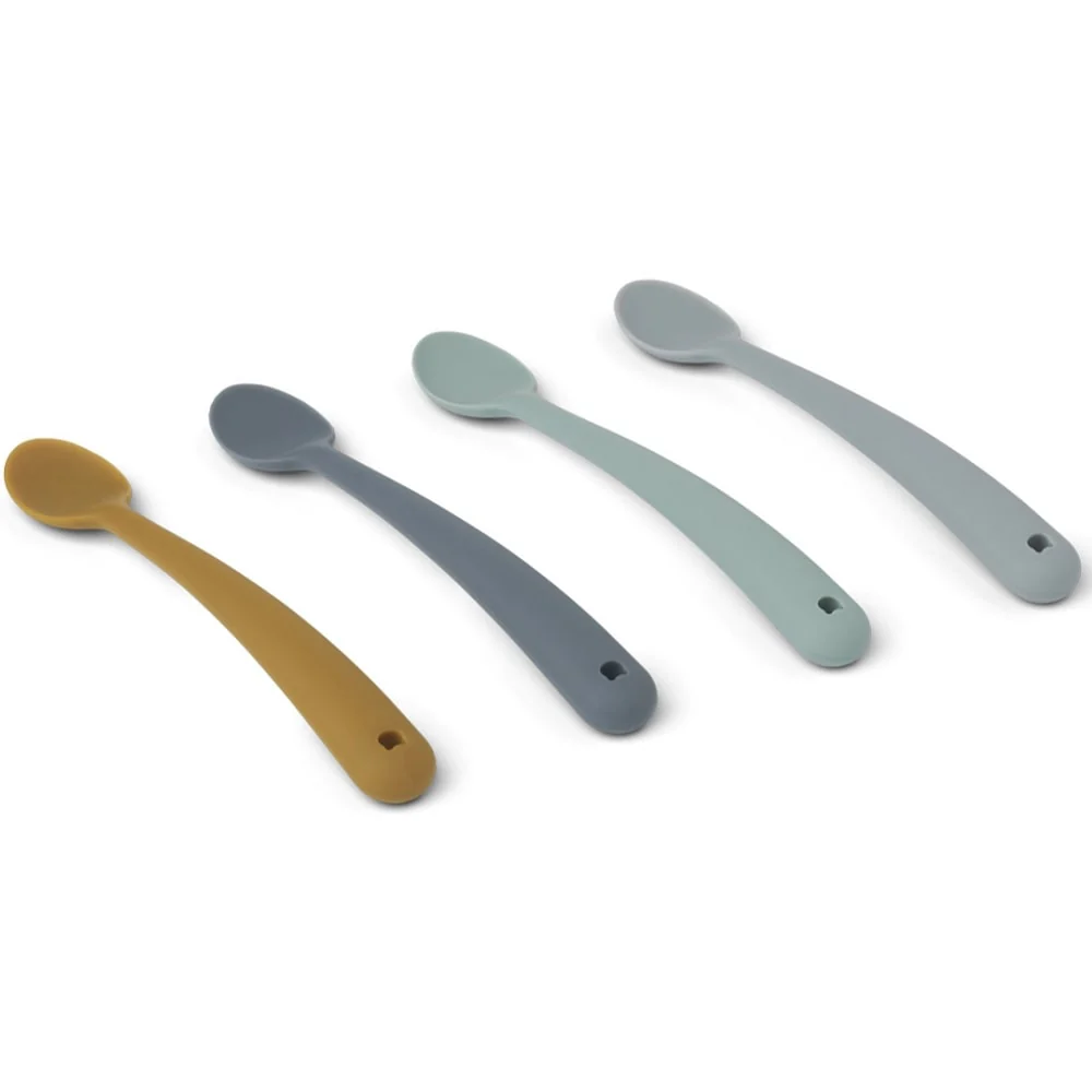 Liewood Baby Lepels Siv 4 Stuks – Blauw