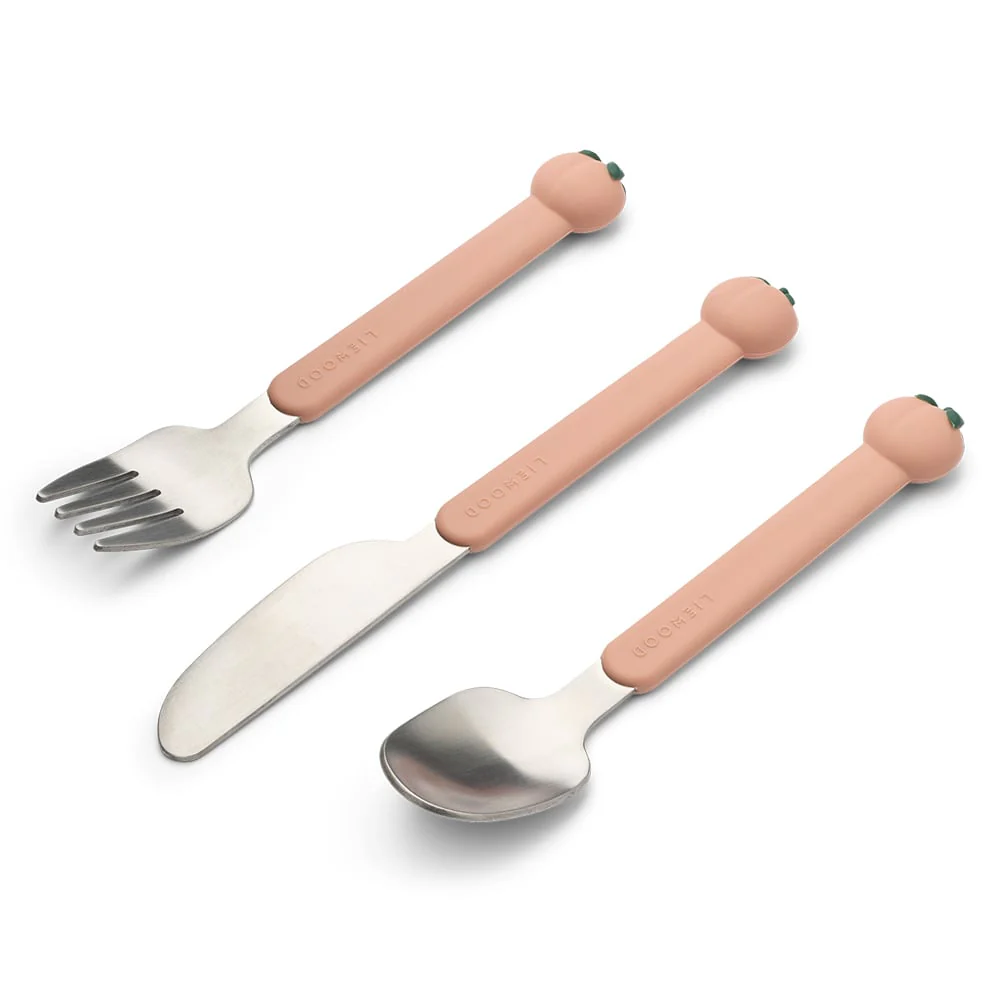 Liewood Tove Bestekset – Peach / Pale Tuscany