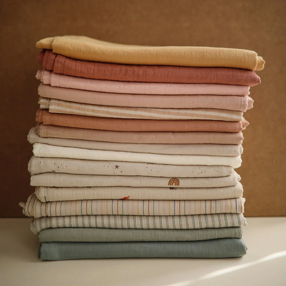 Mushie Inbakerdoek – Organic Cotton – 120×120 cm