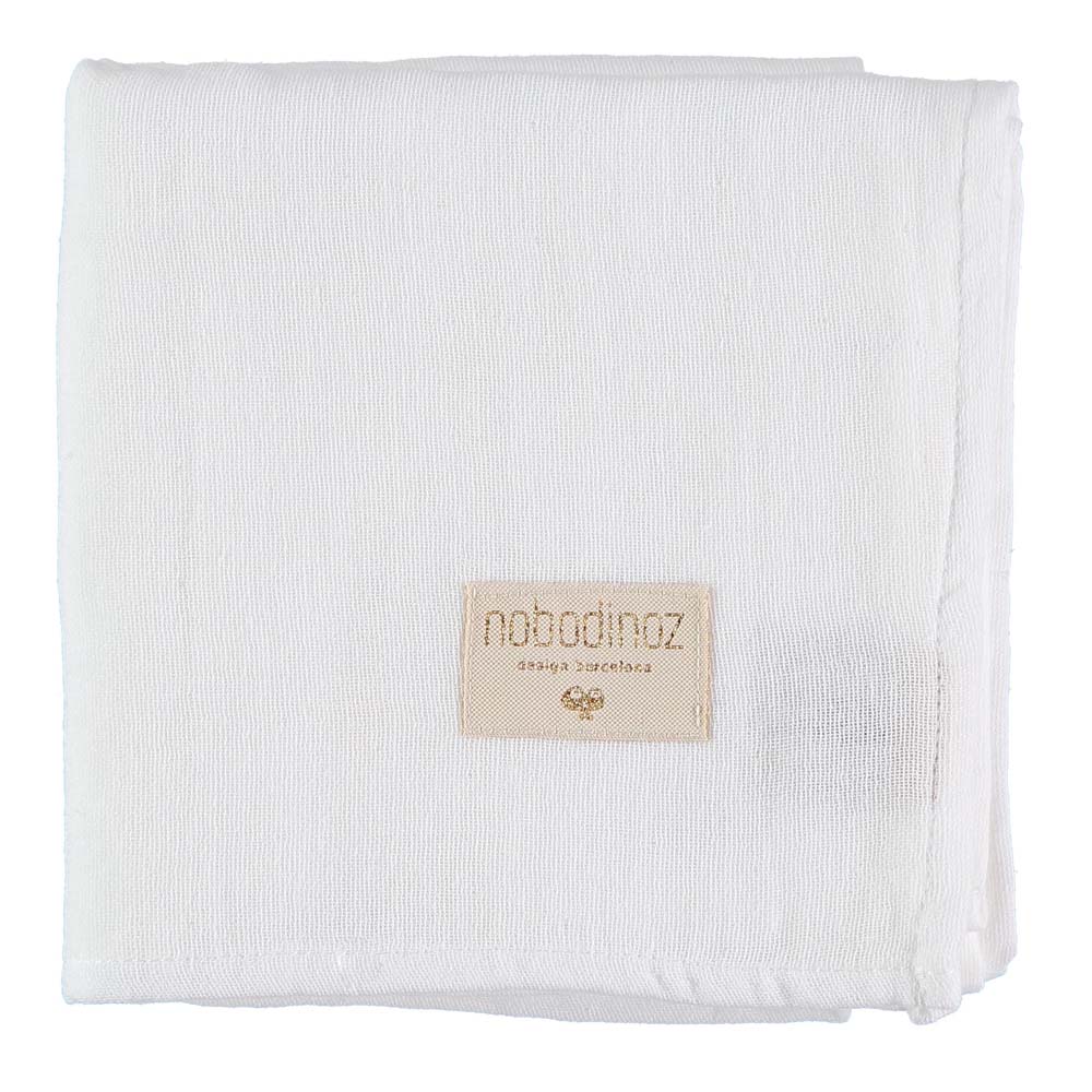 Nobodinoz Hydrofiele Doek Butterfly White 100x120cm