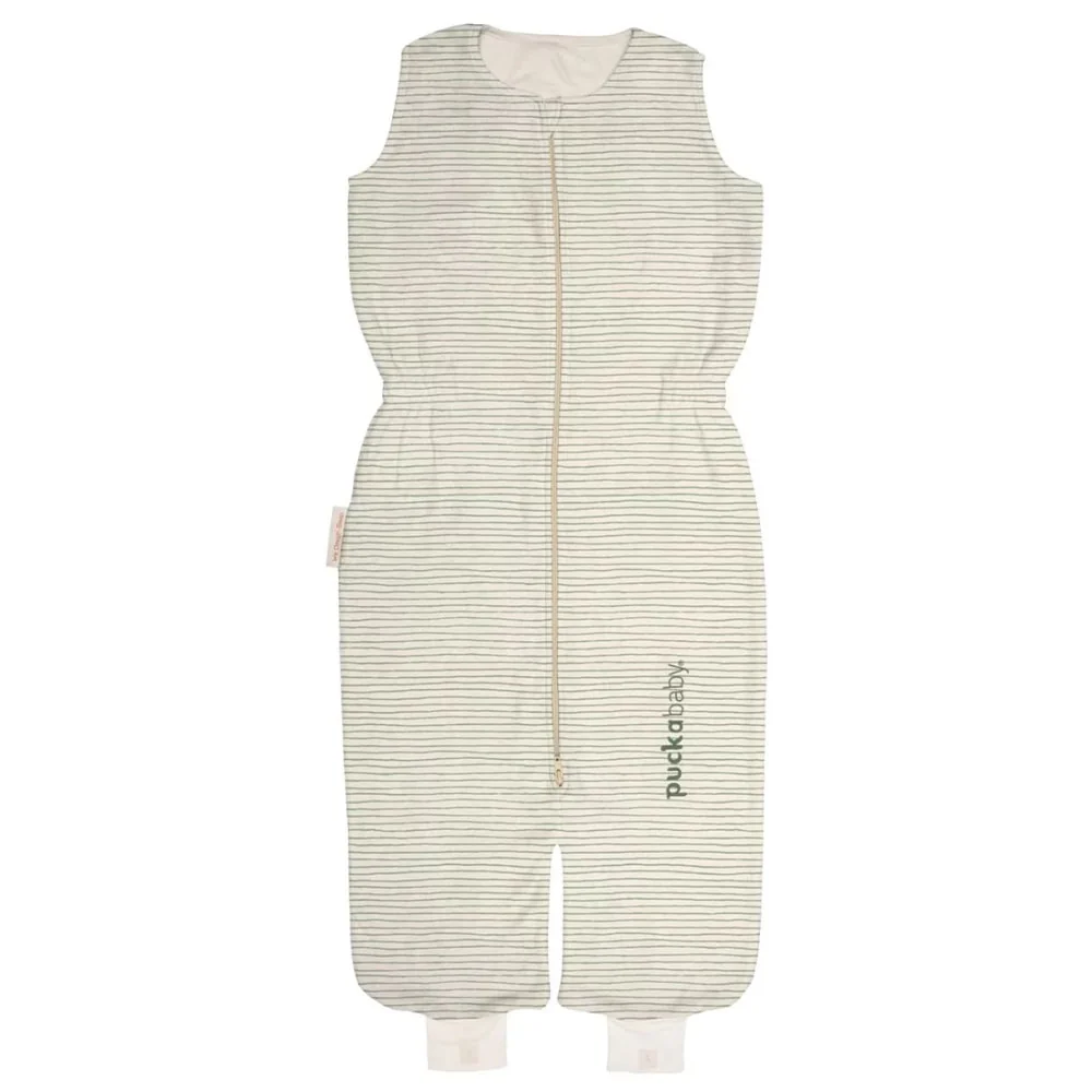 Puckababy Peuterslaapzak Kidz Green Stripes