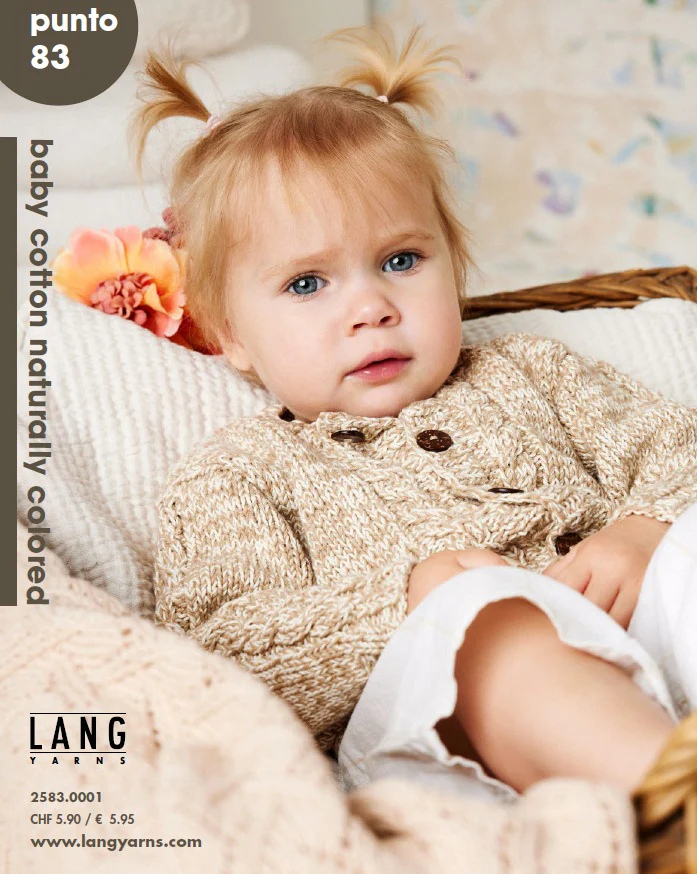 Lang Yarns Punto 83 Baby Cotton Naturally Colored Lang Yarns Punto 83 Baby Cotton Naturally Colored