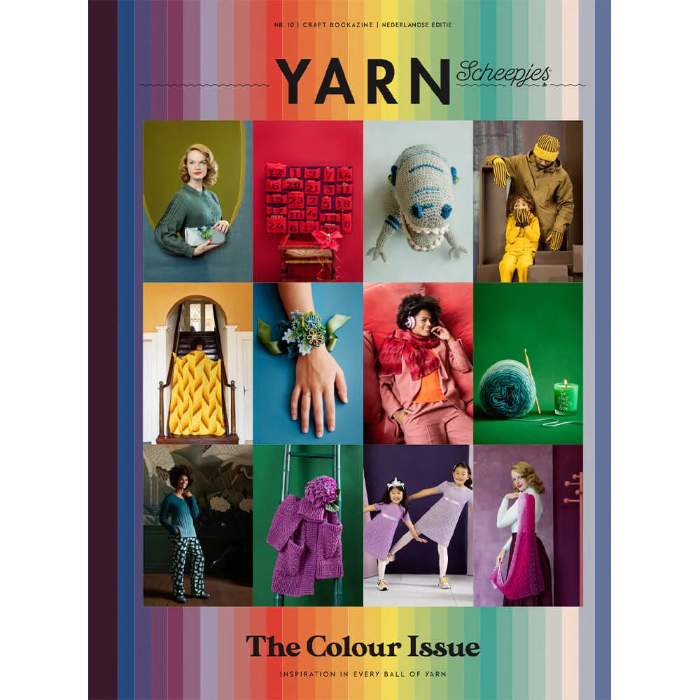 Scheepjes Yarn Bookazine 10 The Colour Issue Scheepjes Yarn Bookazine 10 The Colour Issue