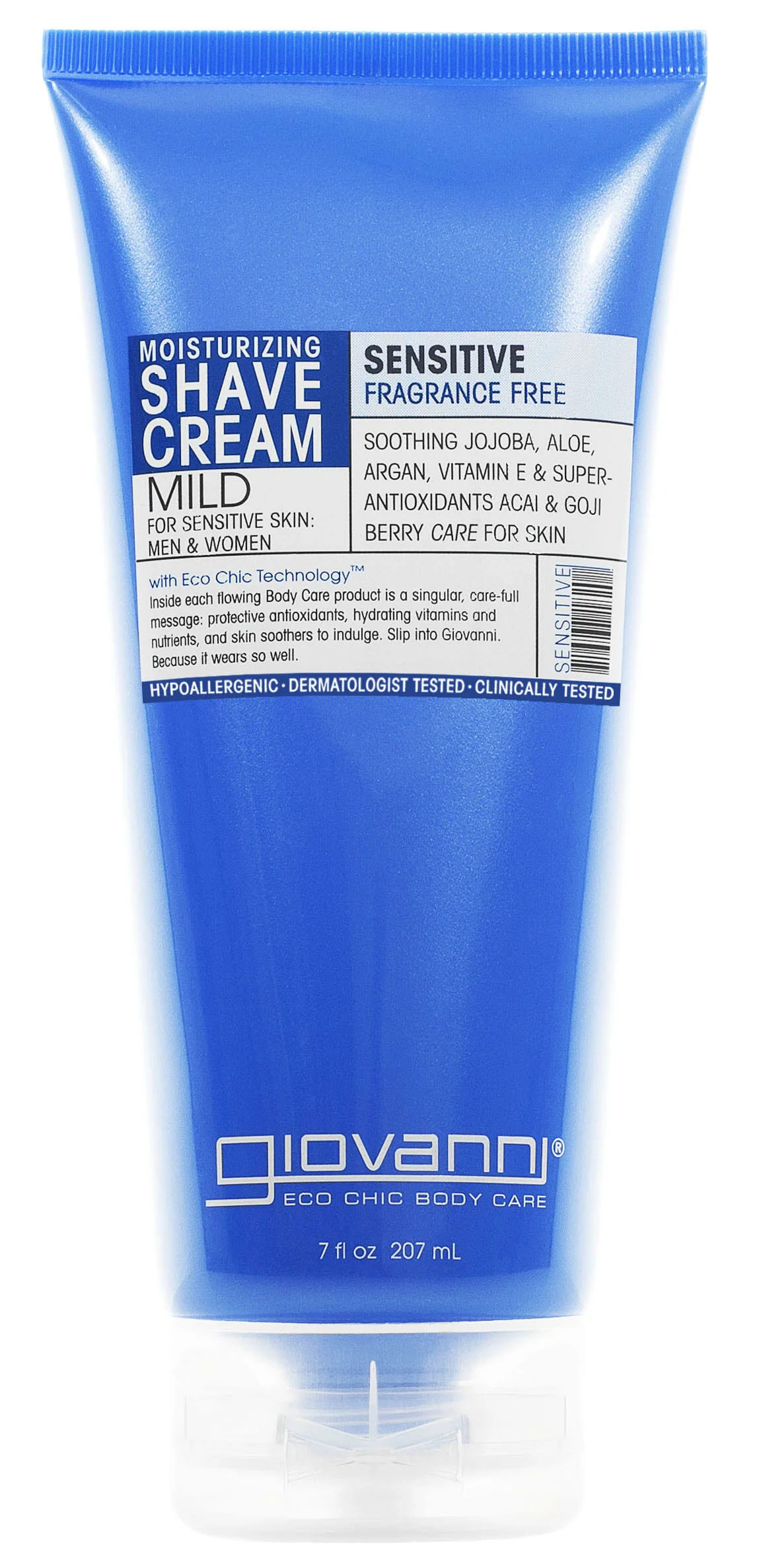 Giovanni Cosmetics – Moisturizing Shave Cream – Sensitive 207ml