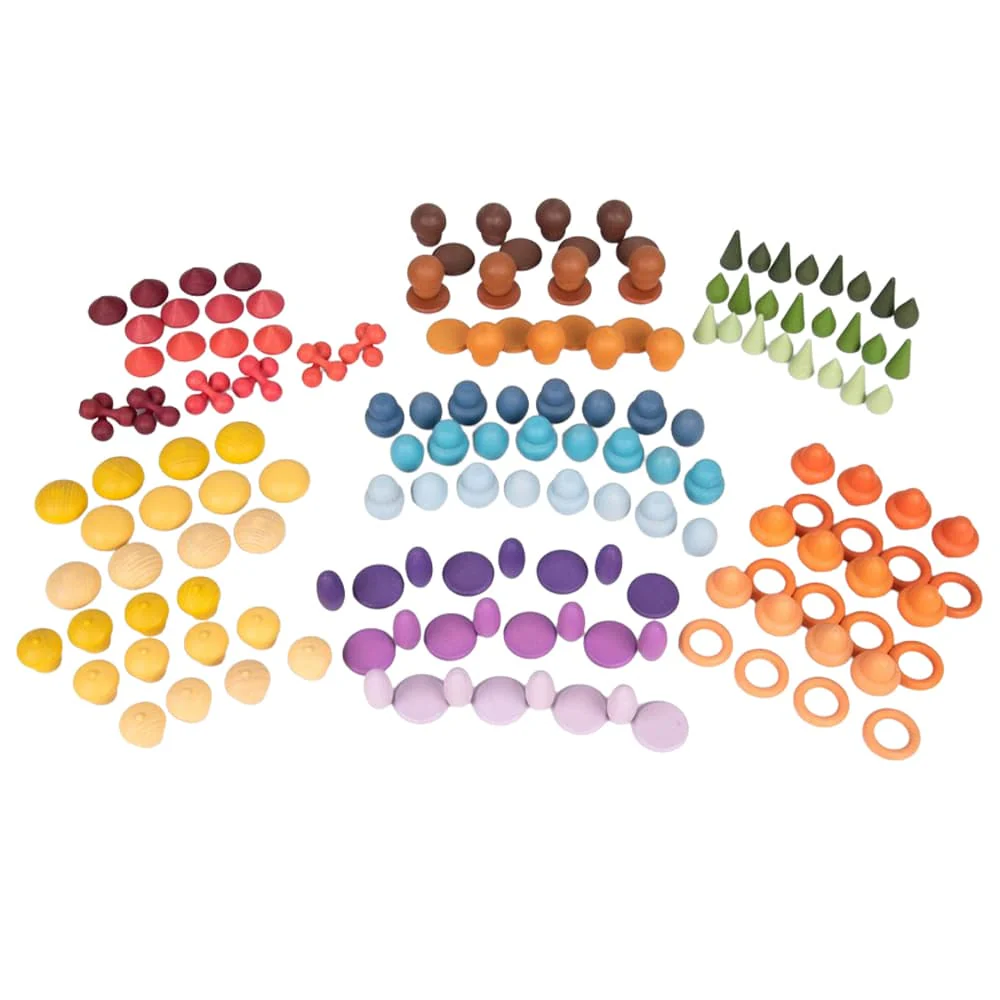 TickiT Houten Figuren Starterset 168 Stuks