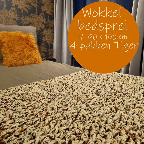 Tiger Wokkel Sprei (Haakpatroon) Tiger Wokkel Sprei (Haakpatroon)