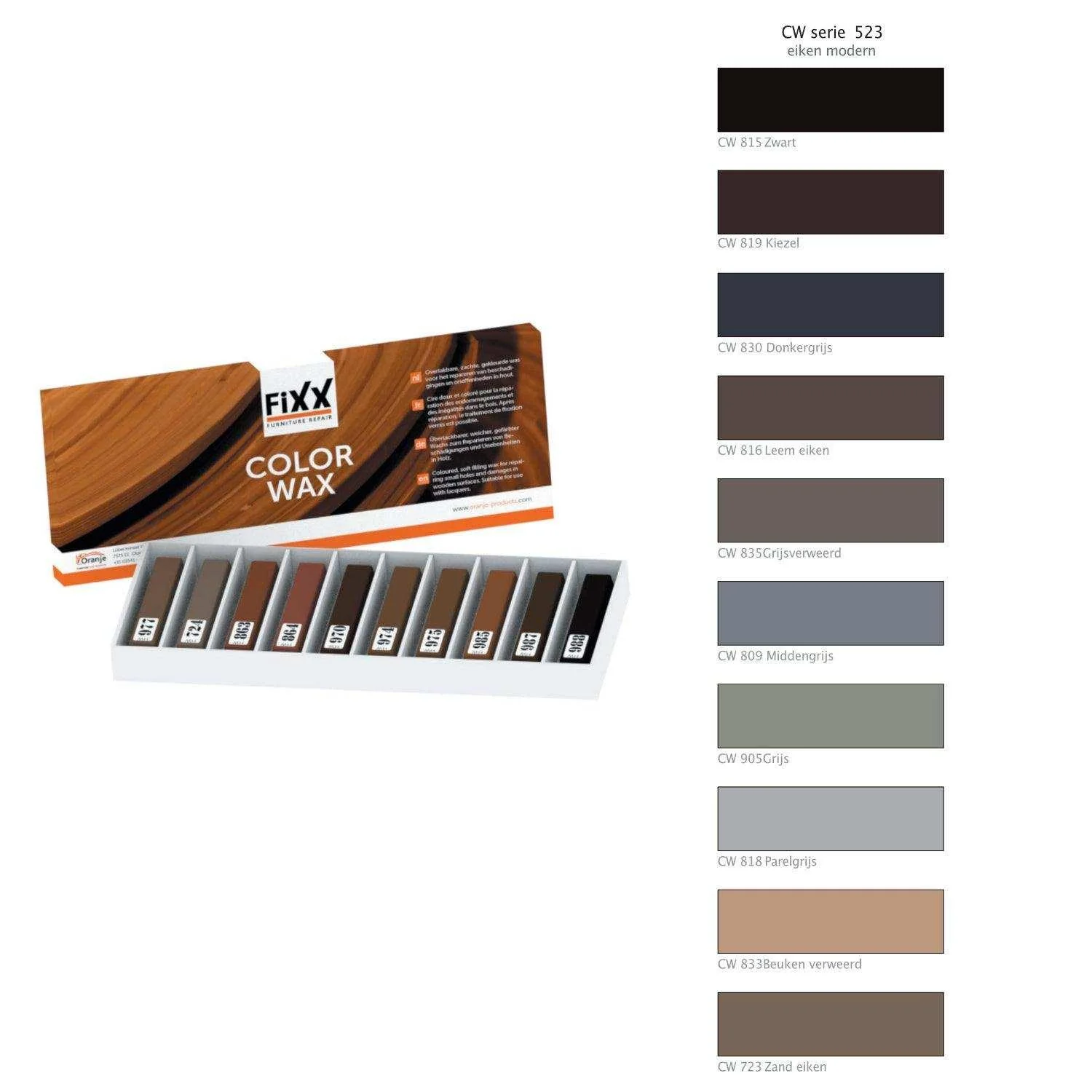 Eiken modern –  zachte reparatiewas