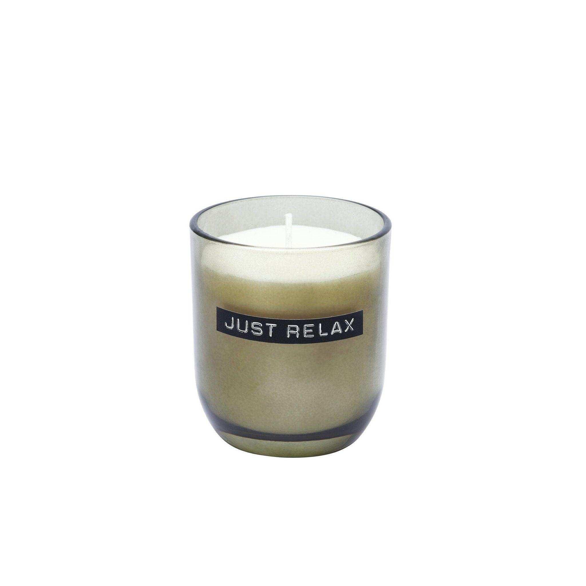 geurkaars Dark Amber Smokey black Just Relax