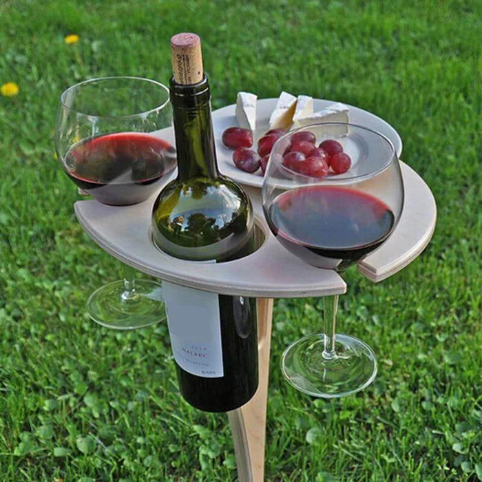 50% Korting | WineEase™ Inklapbare Wijnfles Tafel [Laatste dag korting]