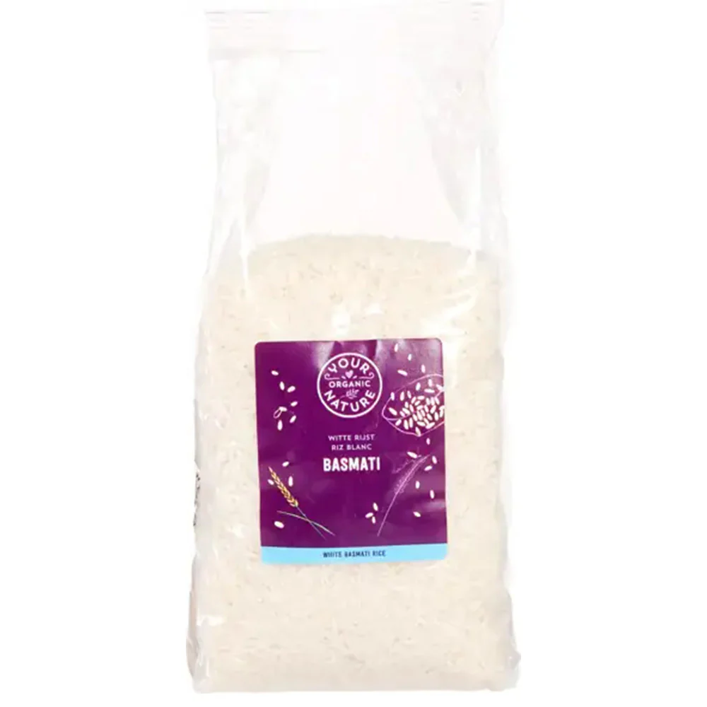 Your organic nature  Witte basmatirijst – 800 gr
